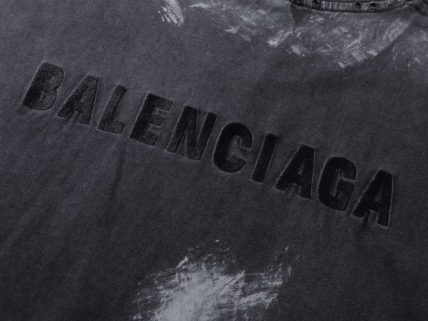Embroidered Distressed Vintage T-Shirt