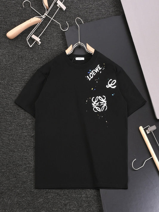 Hand-Drawn Letter Graphic T-Shirt