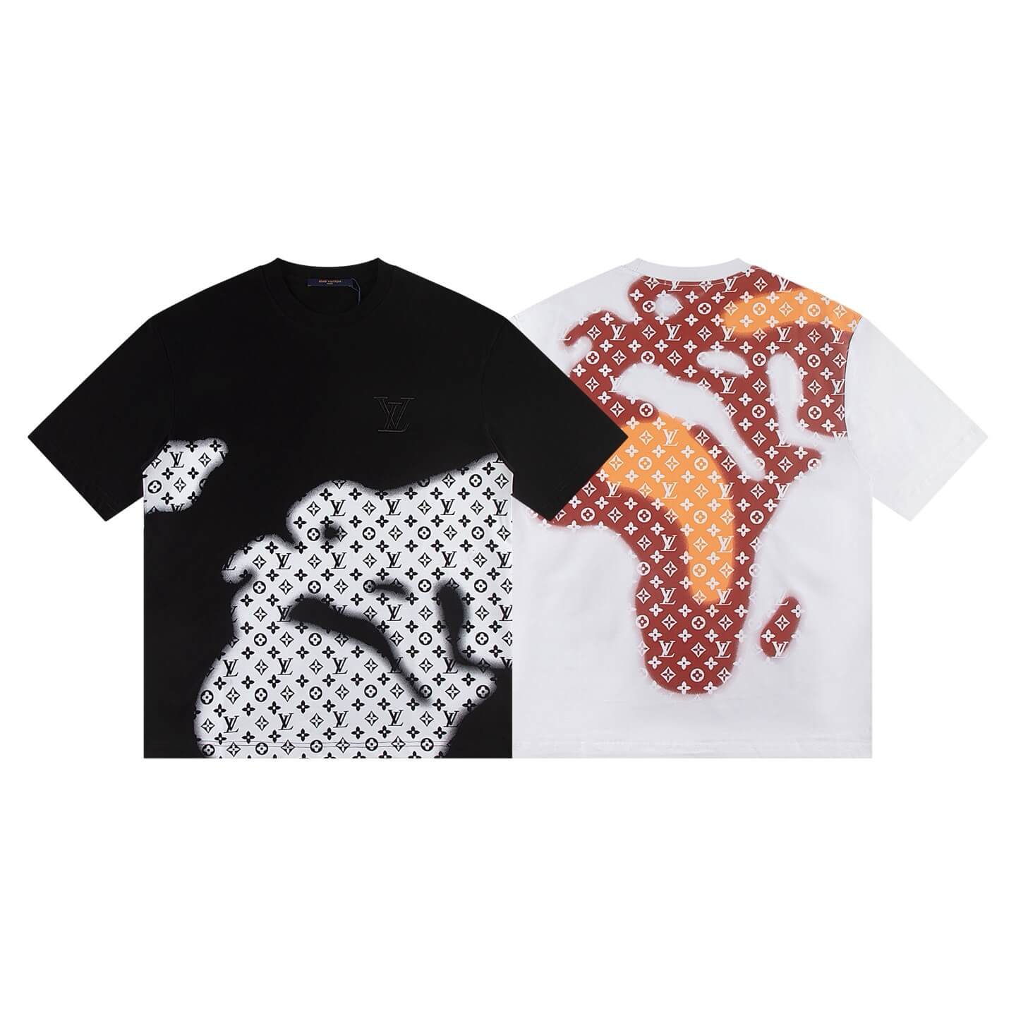 Camiseta con renderizado de degradado