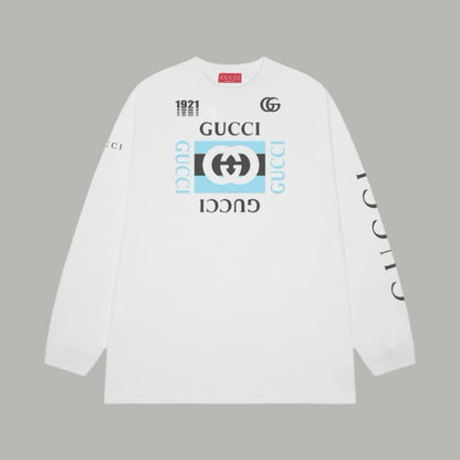 New Color Classic Letter Print Long Sleeve Shirt
