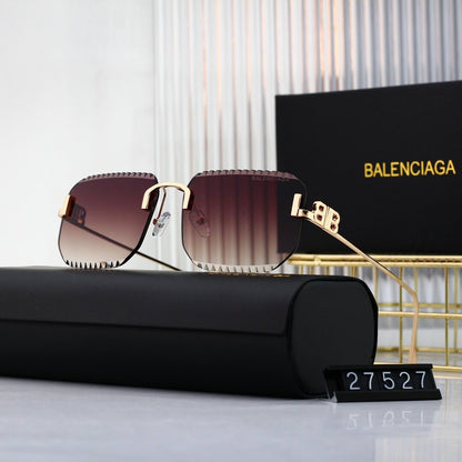 Exquisitas gafas de sol cuadradas sin marco