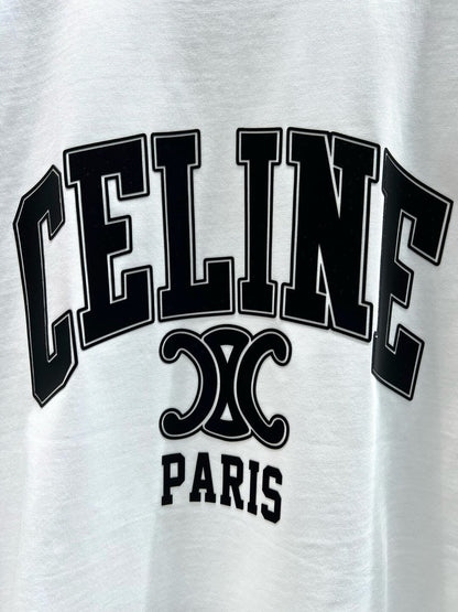 Camiseta clásica con estampado de letras