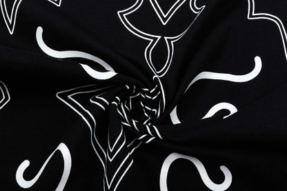 Camiseta de rayas con estampado completo