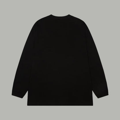 New Color Classic Letter Print Long Sleeve Shirt