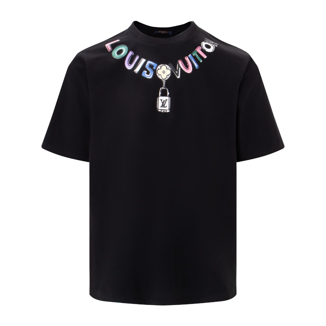 Camiseta con estampado de collar