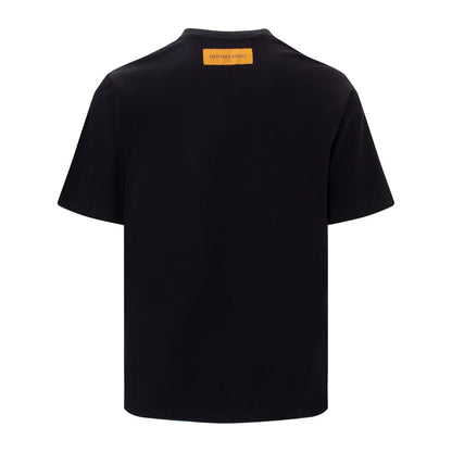 Camiseta con estampado de collar
