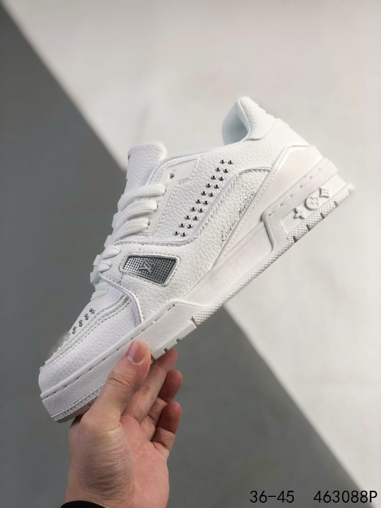 Zapatillas de deporte nuevas de moda plateadas