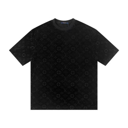 Camiseta clásica estampada en relieve por todas partes
