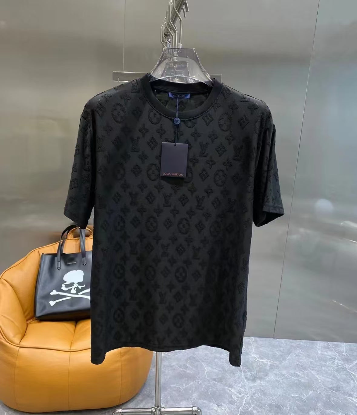 Camiseta de manga corta con cuello redondo de espuma