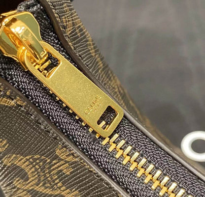 Bolso hobo con estampado retro clásico integral