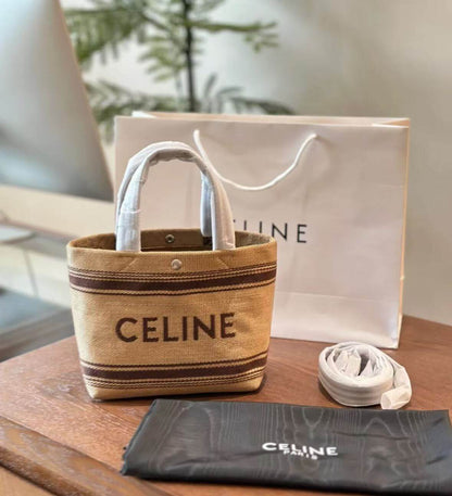 Mini bolso tote estilo vacaciones sencillo
