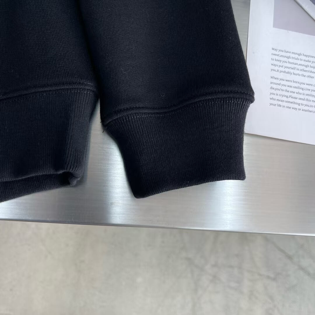 Sweat-shirt à imprimé lettre miroir