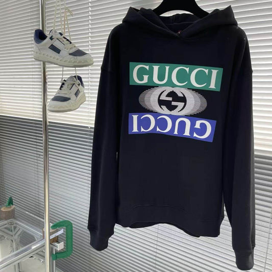 Sweat-shirt à imprimé lettre miroir