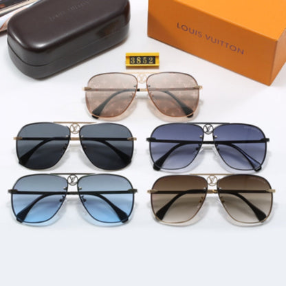 Gafas de sol de aviador con montura metálica minimalista