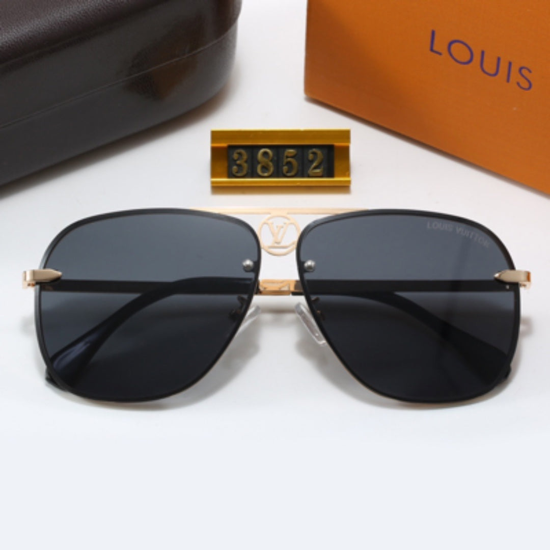 Gafas de sol de aviador con montura metálica minimalista