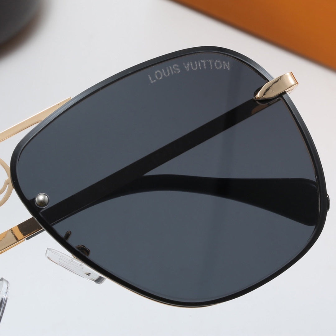 Gafas de sol de aviador con montura metálica minimalista