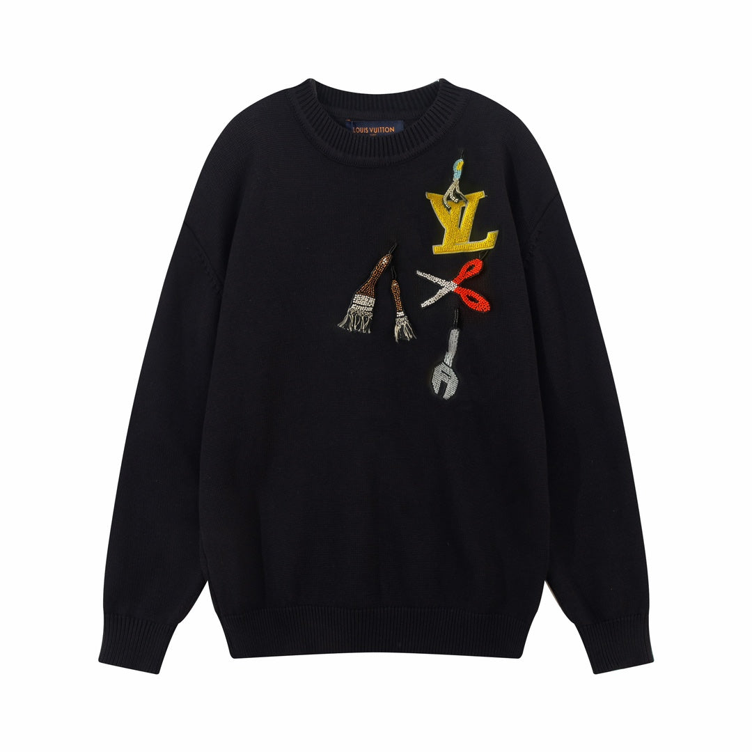 Sweat-shirt imprimé outils