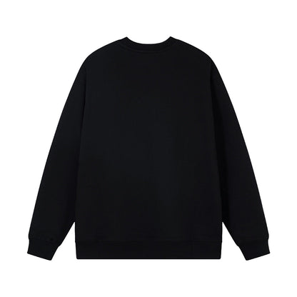 Sudadera clásica con estampado superpuesto