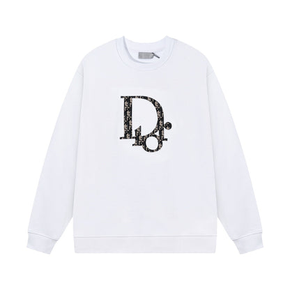Sudadera clásica con estampado superpuesto