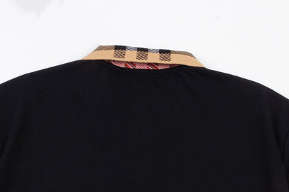 Polo clásico de patchwork a cuadros
