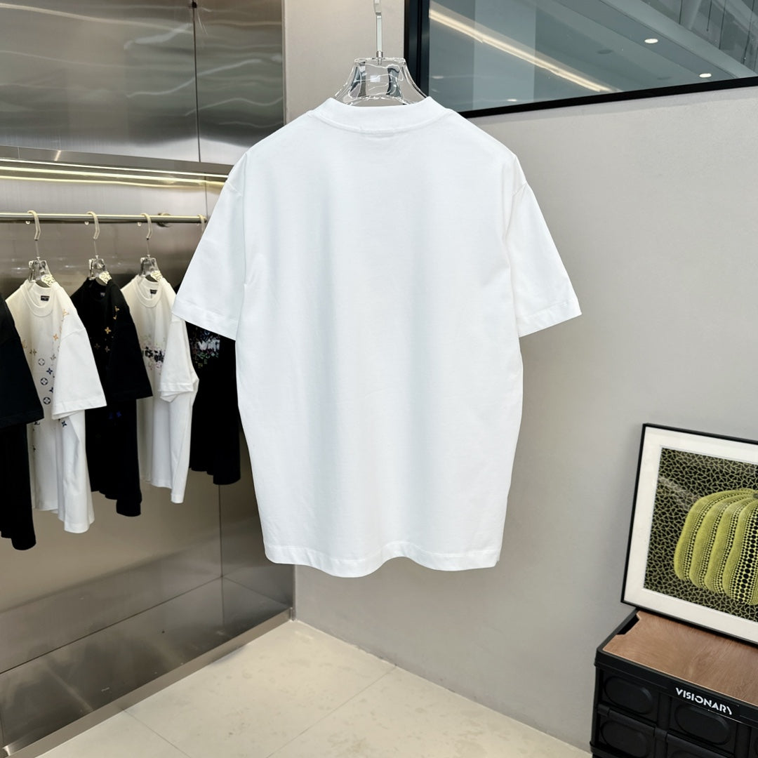 Camiseta con estampado de rayos