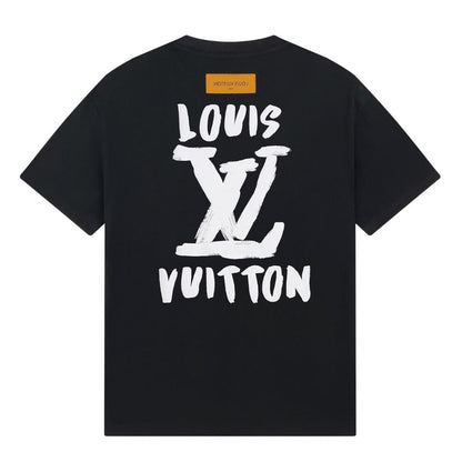 Camiseta con estampado clásico en la parte delantera y trasera