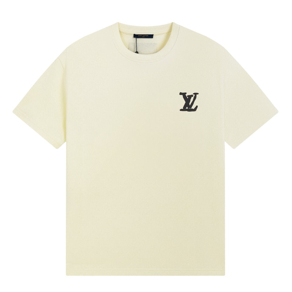 Camiseta con estampado clásico en la parte delantera y trasera
