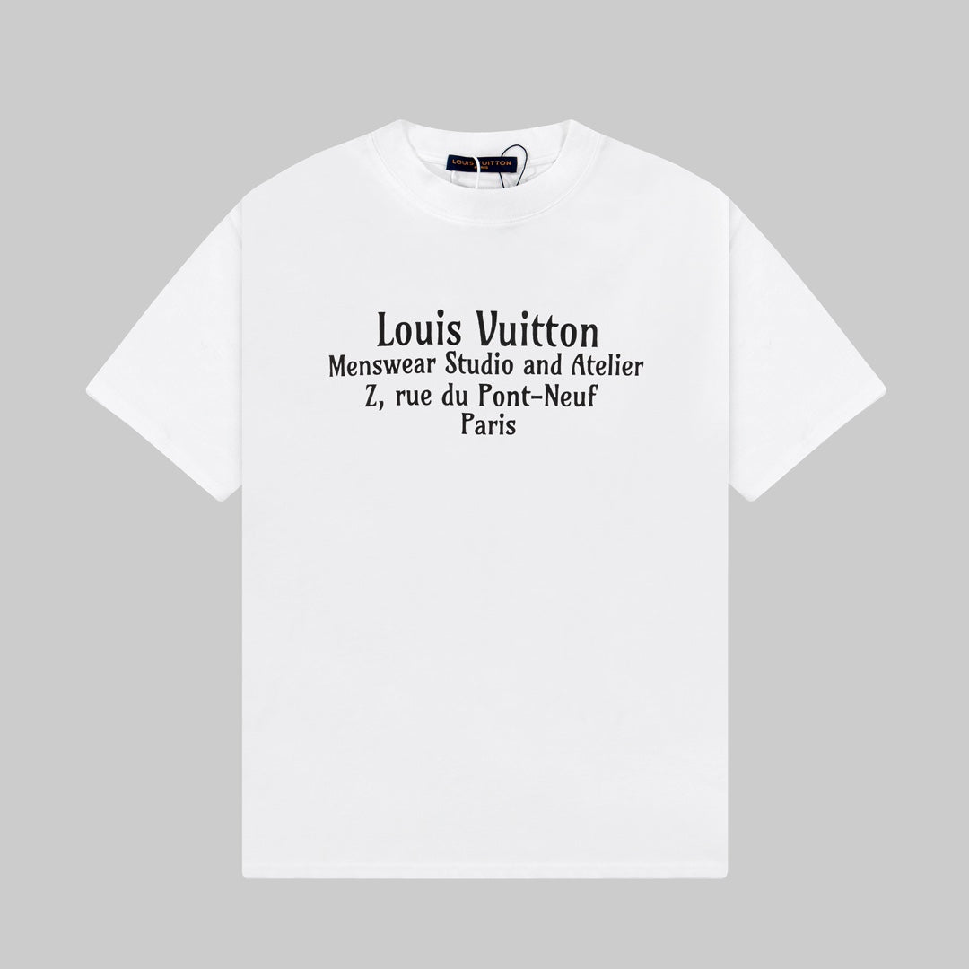 Camiseta con estampado de letras en la parte delantera y trasera