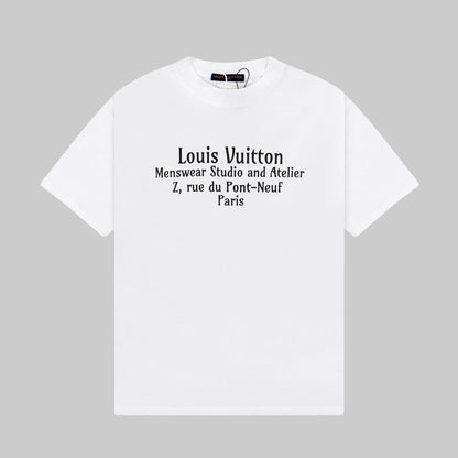 Camiseta con estampado de letras en la parte delantera y trasera