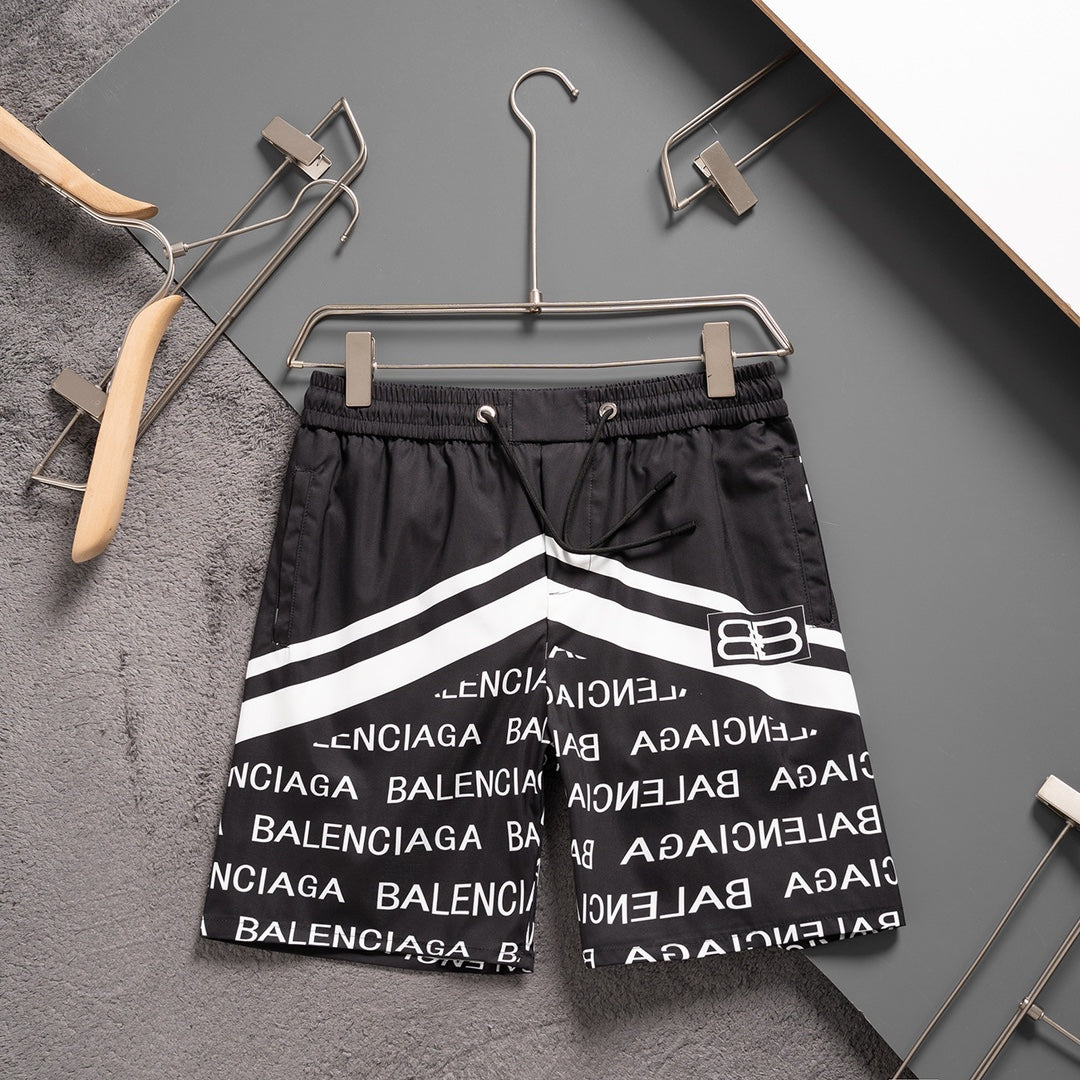 Pantalones cortos de tabla de rayas blancas