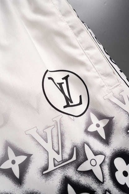Shorts de playa con estampado completo