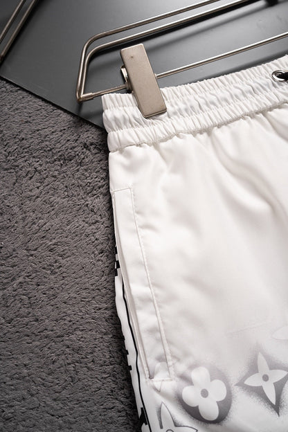 Shorts de playa con estampado completo