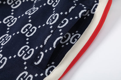 Pantalones con cinta y estampado integral