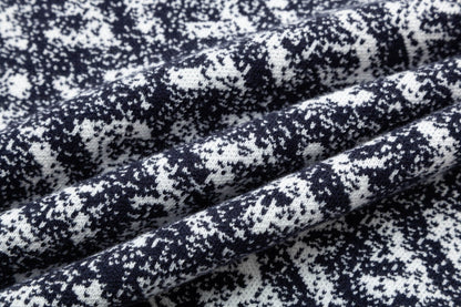 Suéter jacquard con estampado integral