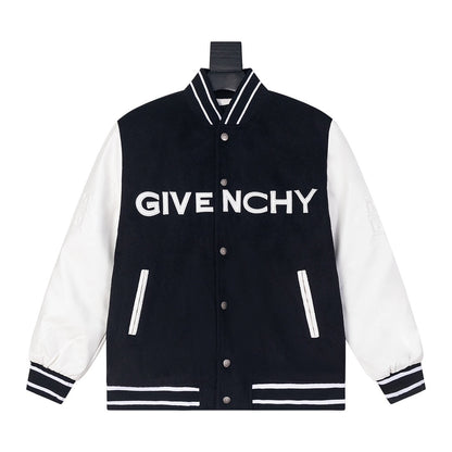 Veste de baseball avec lettres brodées