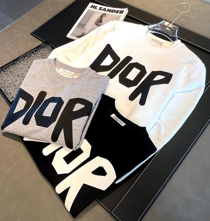 Sudadera con estampado de letras sencillas