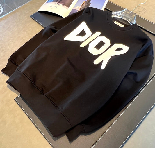 Sudadera con estampado de letras sencillas