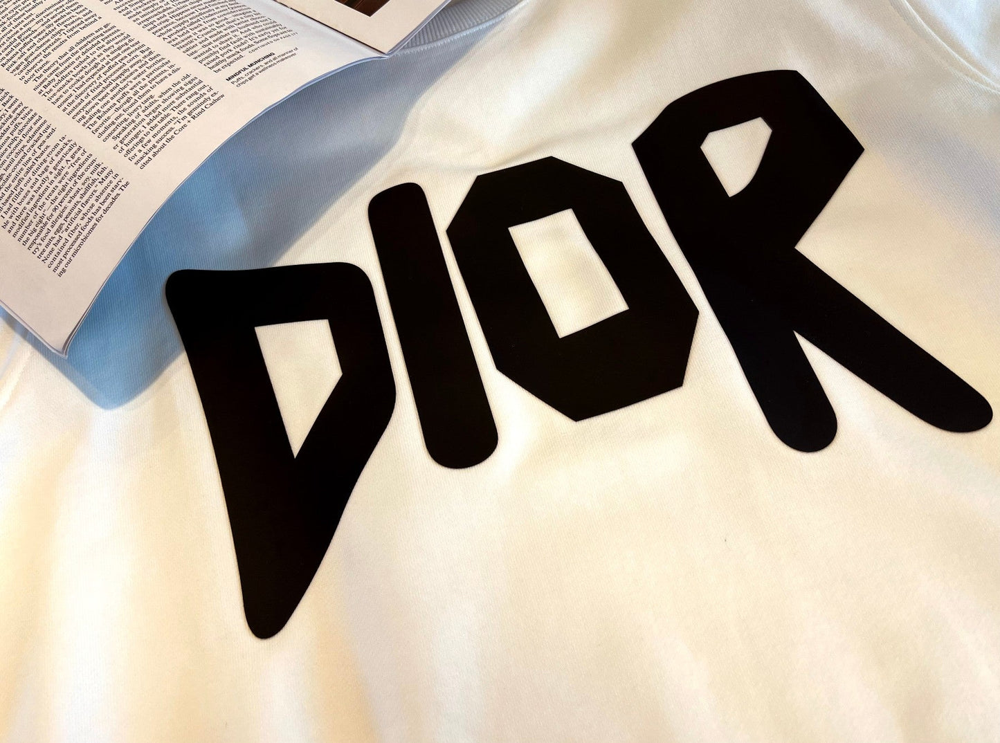 Sudadera con estampado de letras sencillas