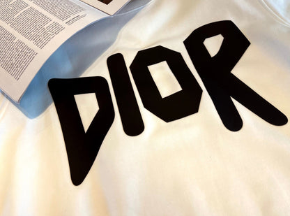 Sudadera con estampado de letras sencillas