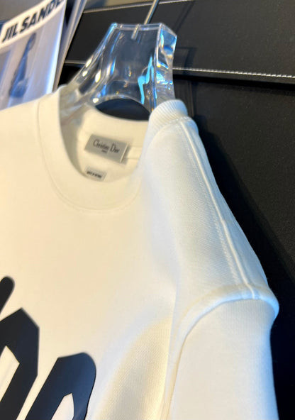 Sudadera con estampado de letras sencillas