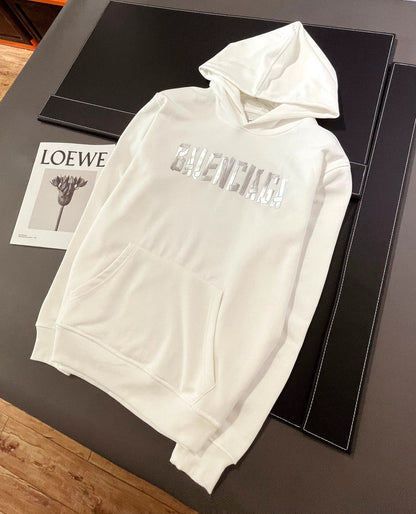 Sudadera con capucha clásica con estampado de letras