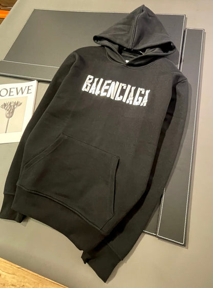 Sudadera con capucha clásica con estampado de letras