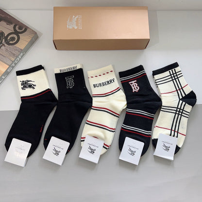 Calcetines con estampado de caballero