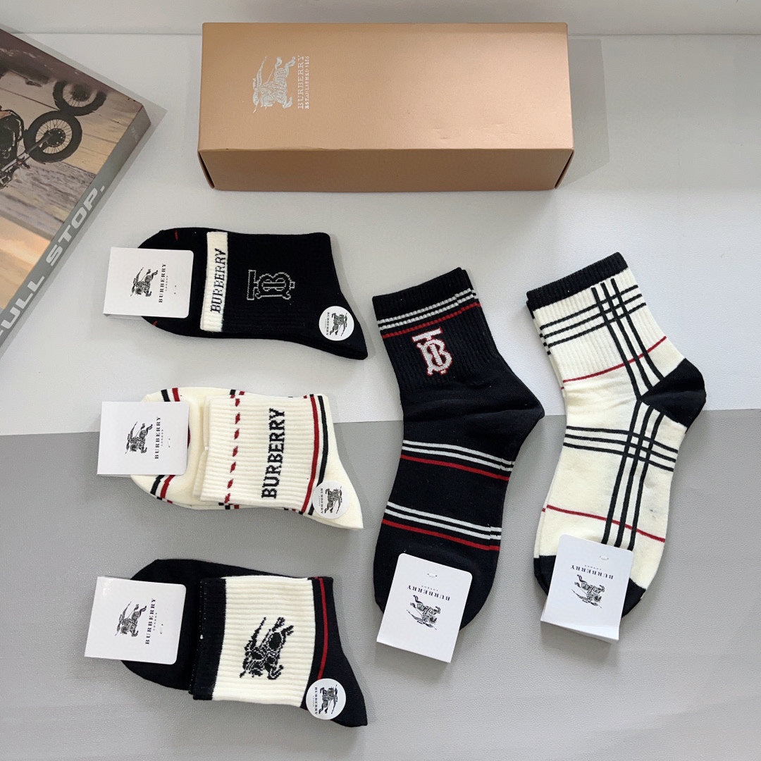 Calcetines con estampado de caballero