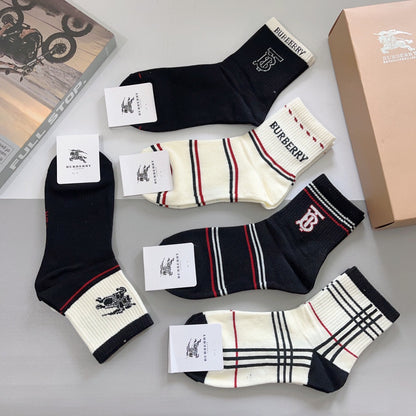 Calcetines con estampado de caballero