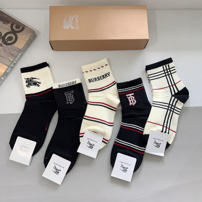 Calcetines con estampado de caballero