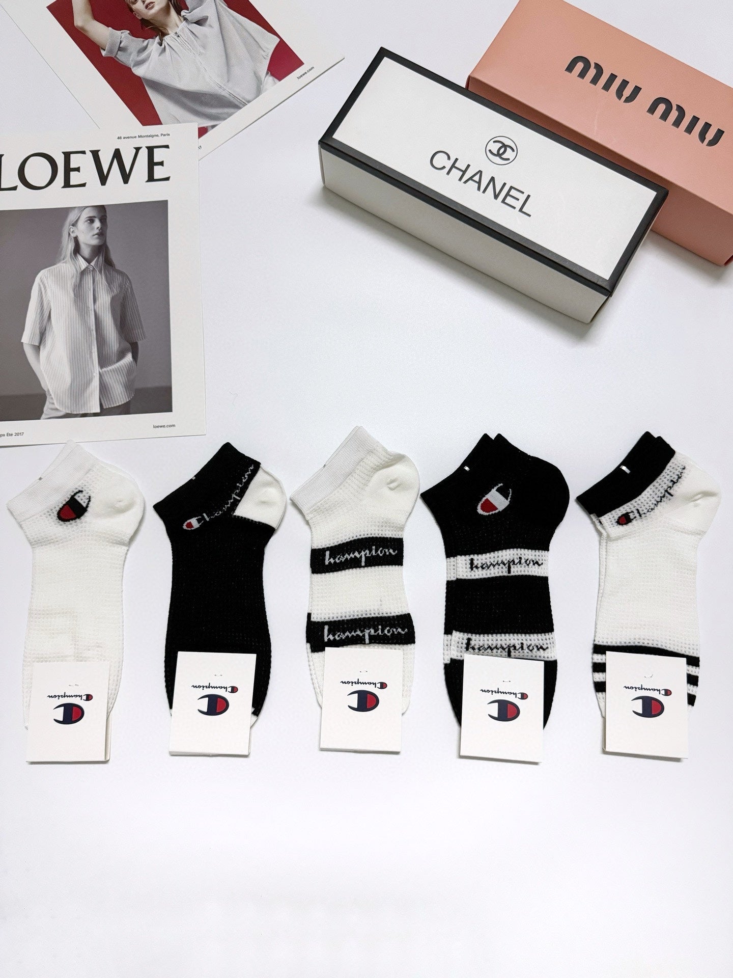 Calcetines con estampado clásico