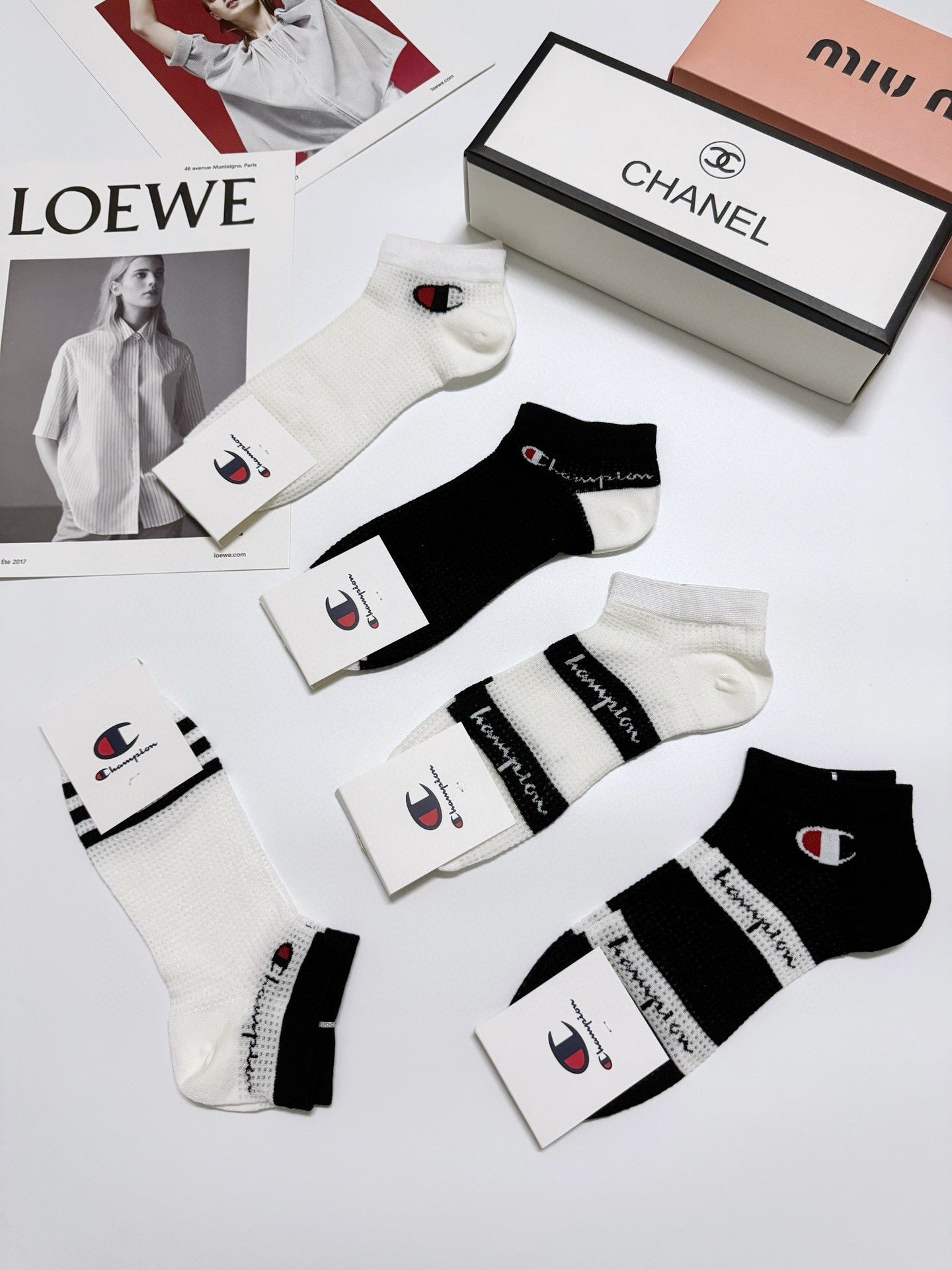 Calcetines con estampado clásico
