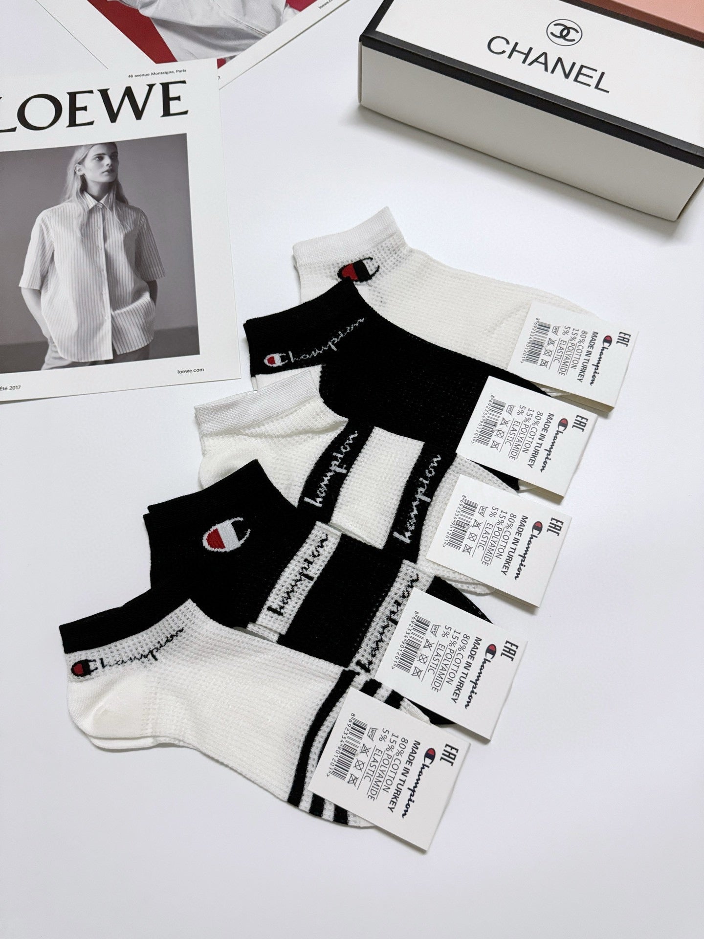 Calcetines con estampado clásico