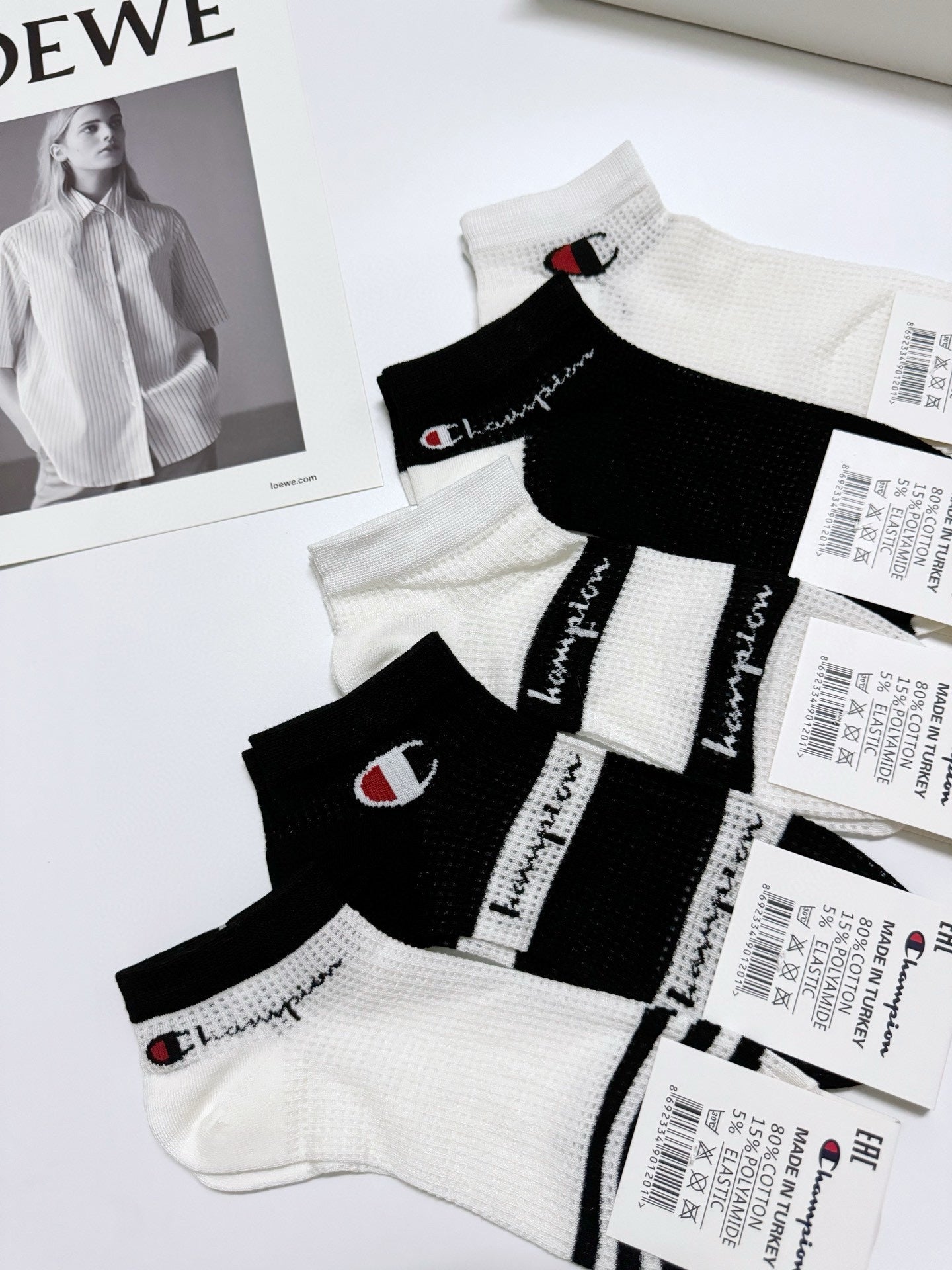 Calcetines con estampado clásico
